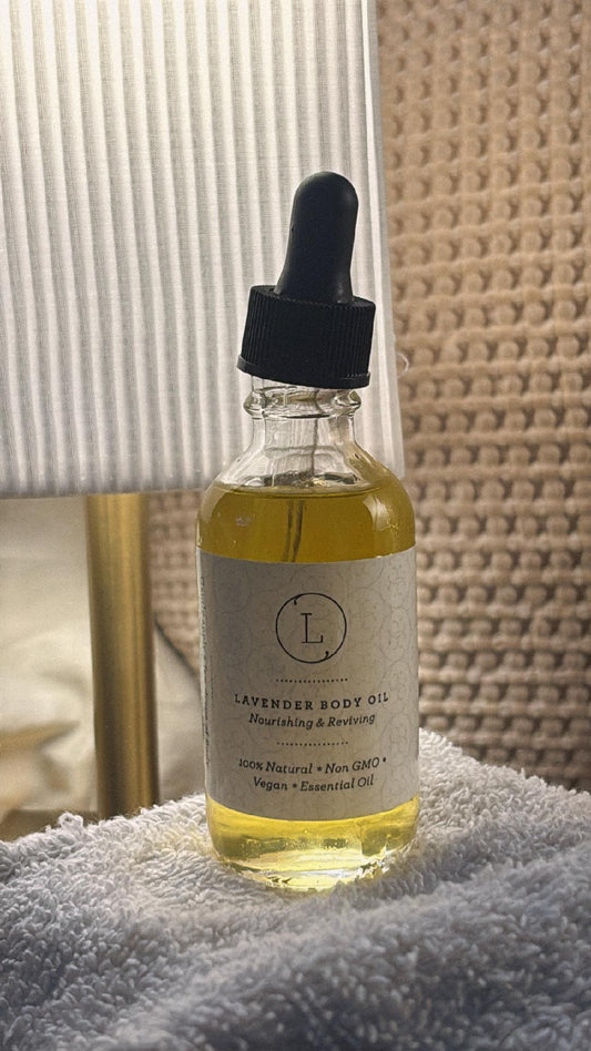 Lavender Glow Body Oil for Soft, Radiant Skin